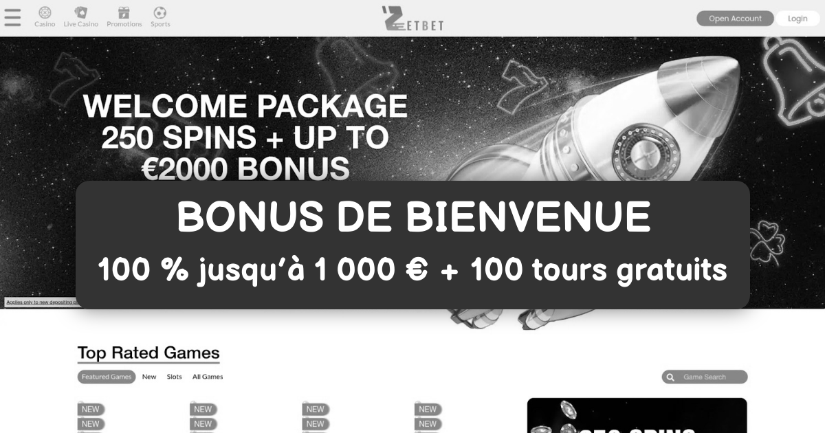 Zetbet Casino banner